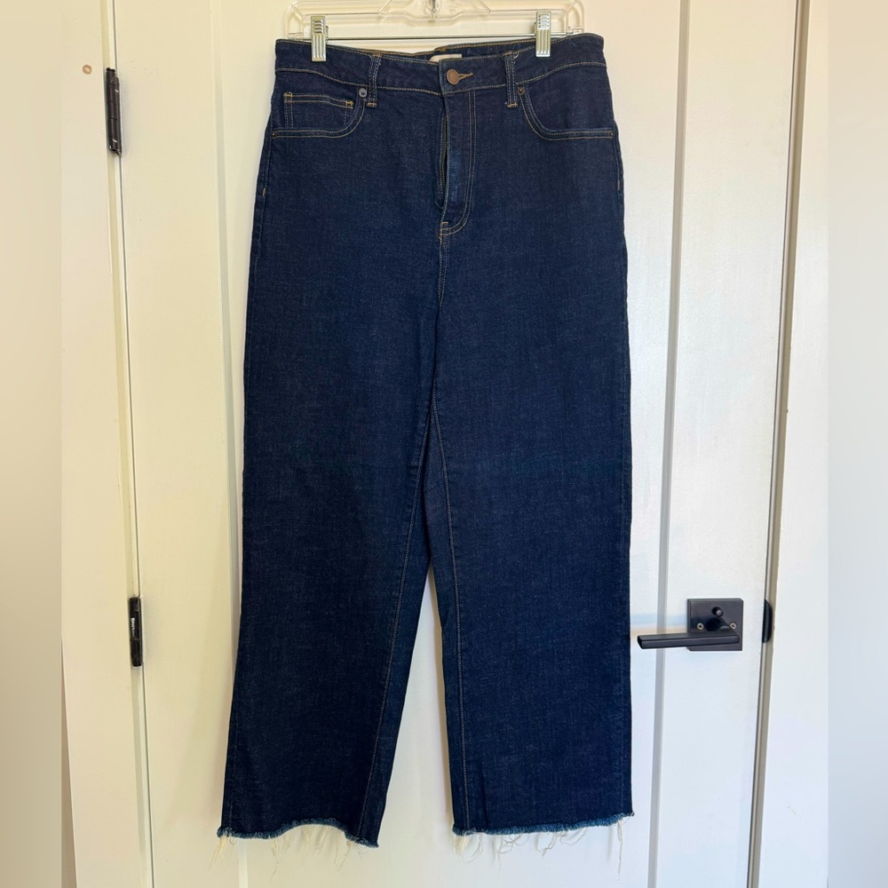 Oliver Logan Aberdeen High Rise Crop Denim Jeans